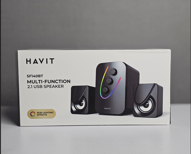 Havit SF140BT 2:1 Strong Bass Bluetooth Black Speaker
