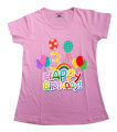 Birthday T shirt for kids  girls - T-Shirt For Women Gift Item. 