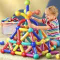 64 pcs Brain Development Magnetic Stick toy for kids. 