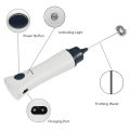 Electric Milk Frother Rechargeable Handheld Wand Coffee Mixer for Latte Hot Milk Eggbeater with Charging Cable. 