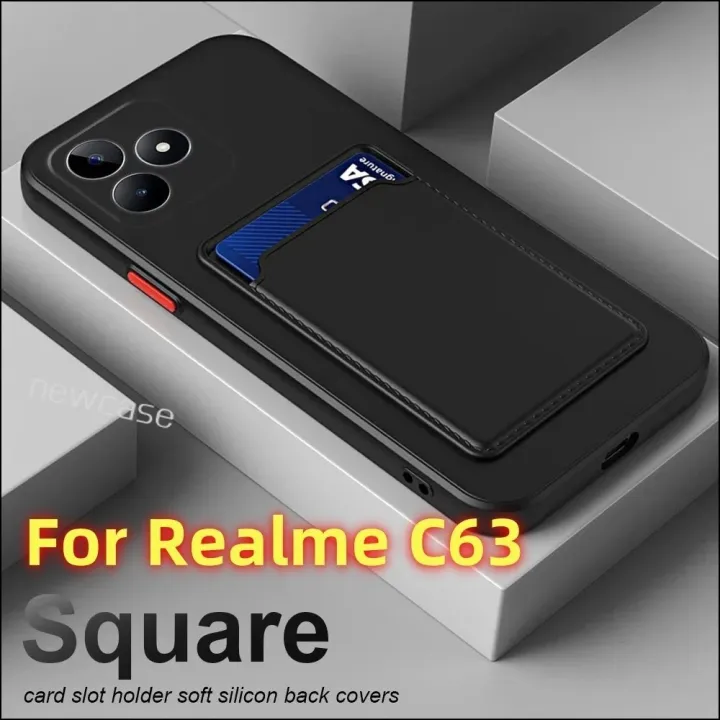 %E3%80%90HOT%20SALE%E3%80%91%20with%20Card%20Slot%20Holder%20Casing%20For%20C63%20RealmeC63%20C53%20C51%20Me%20C%2063%20Fashion%20Simple%20Skin%20Matte%20Square%20Phone%20Case%20Shockproof%20Soft%20Case%20TPU%20Camera%20Cover%20-%20Image%202