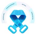 Silicone Body Brush Belt Scrubber – Double-Sided Shower Strap for Back Cleaning & Massaging | Unisex, Multicolor.
