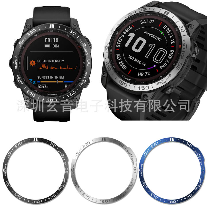 Suitable for Jiaming Garmin Fenix7/7pro Scale Metal Watch Bezel Racing Guard Circle Digital Scale Watch Case