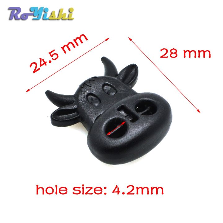 10pcs/pack%20Cord%20Lock%20Toggle%20Clip%20Stopper%20Plastic%20Black%20For%20Bags/Garments%20-%20Image%206