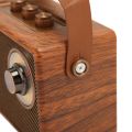 Retro Bluetooth Speaker Wood Grain Design HiFi Stereo Sound BT 5.3 USB Rechargeable Vintage Radio Bluetooth Speaker. 