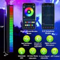 APP Control RGB Music Light LED Sound Control Pickup Rhythm Light Colorful Voice-Activated Music Melody Lights 32 Bit Ambient Light. 