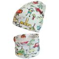 Autumn Winter Girl Baby Hat Cotton Boy Hat Scarf Set Children Beanies Cap Outdoor Warm Newborns Toddlers Caps Kids Head Cover. 