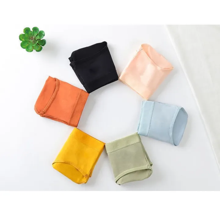 Women%20Panties%20-%20Middle%20Waist%20Korean%20Style%20Comfortable%20Cotton%20Fabric%20Underwear%20-%20Image%208
