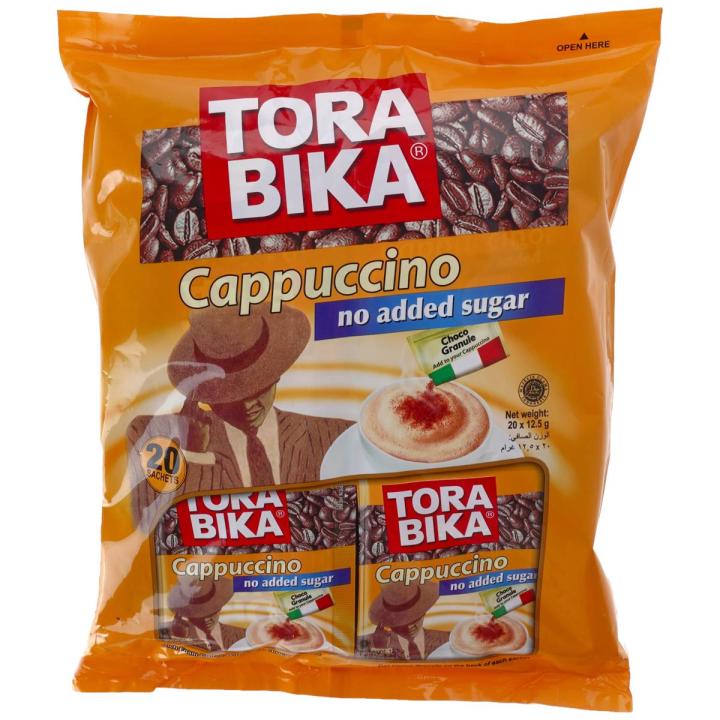 Torabika Cappuccino Sugar-Free - 20 Pieces x 12.5g