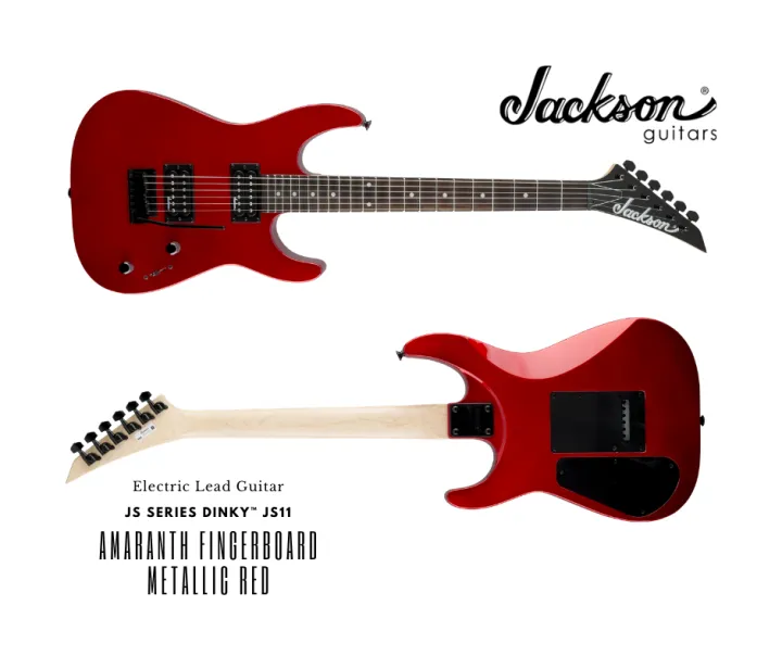 Jackson%20JS%20SERIES%20DINKY%E2%84%A2%20JS11,%20AMARANTH%20FINGERBOARD,%20METALLIC%20RED%20Electric%20Lead%20Guitar%20-%20Image%202