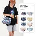 Nylon print women's bag, new one-shoulder, crossbody, mom bag, oxford cloth water-repellent women's canvas bag. 
