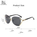 LouisWill Sunglasses Women UV Protection Sunglasses Ladies Sunglasses Gradients Glasses Fashionable Irregular Style Female Eyewear Sun Glasses for Women with Free Storage bag. 