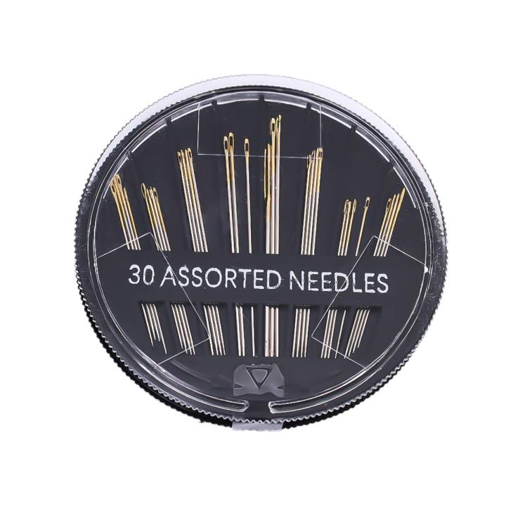 Hand Sewing Needles Set 30pcs Assorted Hand Sewing Quilt Embroidery Mending Craft