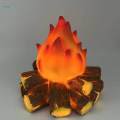 Flame Lamps Simulation Lamp Realistic LED Flame Effect Night Light Faux Fireplace Lantern for Living Room Desktop Ornament.