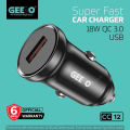 GEEOO CC12 USB-A Super Fast Car Charger 18 watt. 