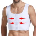 【Innovative】 Male Control Chest Bra Gynecomastia Chest Shaper Vest Tops Men Posture Corrector Compression Shirt Corset. 