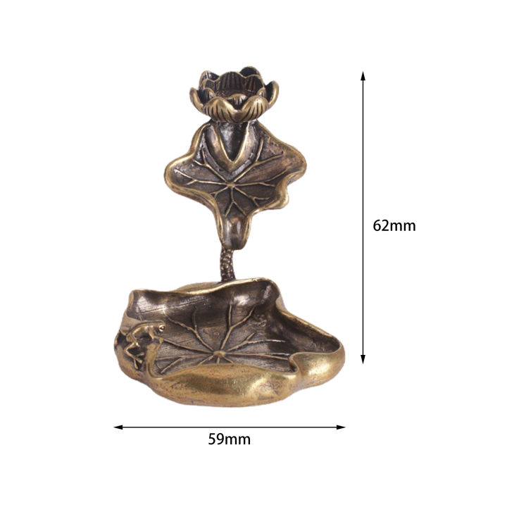 Backflow%20Burner,%20Brass%20Holder%20Statue%20Lotus%20Leaf%20Tray%20Backflow%20Cone%20Holder%20for%20Teahouse%20Table%20Decors%20-%20Image%203