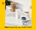 Measuring Jug 500ml Shaker from IKEA. 