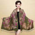 Fashion Women Lady Double Side Cotton Pashmina Shawl Hijab Chal Autumn Winter New Travel Scarves Shawl Tassel Bufanda. 