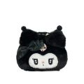 Sanrio Kuromi Makeup Bags Woman Kawaii Cartoon Casual Storage Bag Girls Travel Cosmetic Bag Melody Cute Soft Plush Handbag.