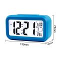 Led Digital Alarm Clock Electronic Digital Alarm Screen Desktop Clock For Home Office Backlight Snooze Data Calendar Desk Clocks - Clock.