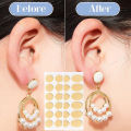 24pcs Earring Support Patches Earring Pads Foam Lifters Ear Lobe Support Pads Backs For Droopy Ears Heavy Pads.