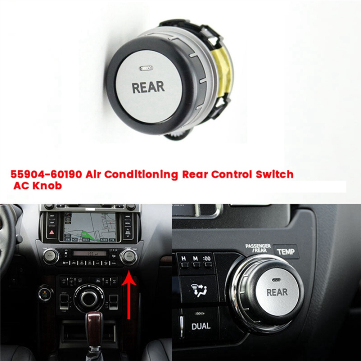 55904-60180%20AC%20Air%20Conditioning%20AUTO%20Unit%20Rotary%20Knob%20Switch%20-%20Image%2010