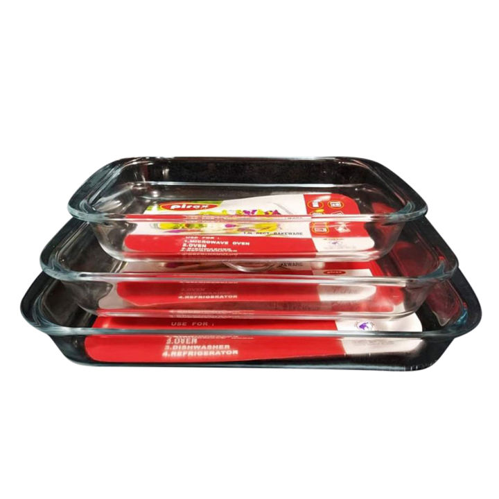 Oven%20Proof%20Glass%20Serving%20Dish%20-%20Transparent%203%20Pcs%20Set%20-%20Image%204