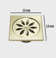 Highly Vital - 2.5 inch Stainless Steel Square Bathroom Shower Waste Floor Drainer Grate - Tools, DIY & Outdoor - Modern and Trendy.