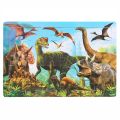 4 Style Jurassic Dinosaur Puzzle Wooden Preschool Kid Baby Jigsaw Puzzles Cartoon Learning Educational Christma Toy for Children. 