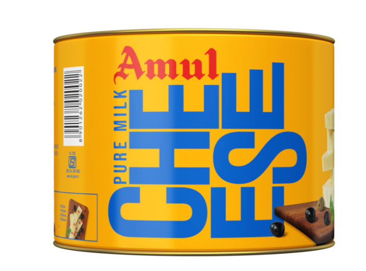 Amul Processed Cheese Eoe Tin, 400 g