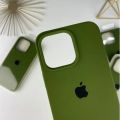 For Apple iphone 13/ iphone 13 Pro / iphone 13 Mini / iphone 13 Pro Max Liquid Silicone Case Luxury Shockproof Soft Touch Premium Case Back Cover Silicone Green Color.