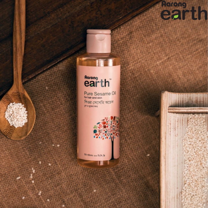 Aarong%20Earth%20Pure%20Sesame%20Oil%20for%20Hair%20and%20Skin%20%20200%20ml%20-%20Image%205
