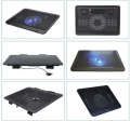 Laptop Cooler N191 TCLP3000 Notebook Cooling Pad LED Light Fan USB Mini Laptop Cooler Stand Mount.