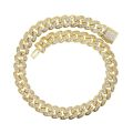 Gold Silver Color Iced Out Crystal 6.5mm Miami Cuban Chain Bracelet AAA CZ Cuban Bracelet Rock Women Men Hiphop jewelry. 