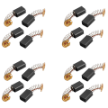 8 Pairs 12 X 9 X 6 mm Coal Brushes Electric Tool for Electric Percussion Motor. 