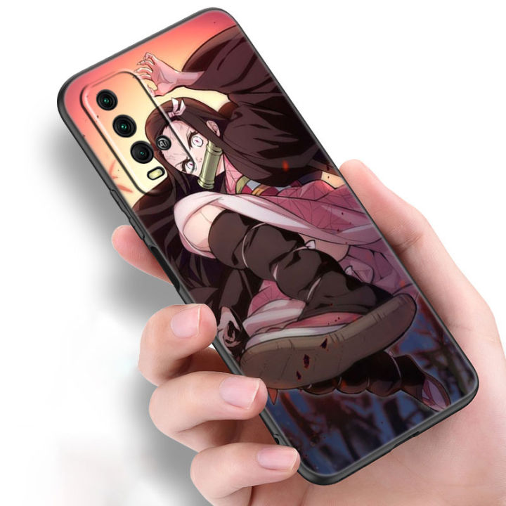 Anime%20Demon%20Slayer%20Kamado%20Nezuko%20Phone%20Case%20For%20Xiaomi%20Redmi%20Note%2011%2010%209%208%20T%20Pro%2010S%205G%209A%209C%209S%20Soft%20TPU%20Black%20Cover%20-%20Image%207