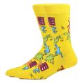 Men's Socks Cartoon Design Funny Socks Universe Spe Speship Stripe Socks Happy Style ple Sports Socks Men-(EU(39-46)).