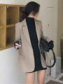 UNXX Blazer Jackets for Women 2022 Black Blazers Office Lady Korean Coats Laides Tops Veste Dameskleding Veste Tailleur Femme. 