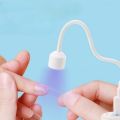 Mini UV Nail Lamp, UV Nail Lamp USB UV Nail Lamp Portable LED Nail Lamp Nail Art Tool Professional Nail Dryer. 