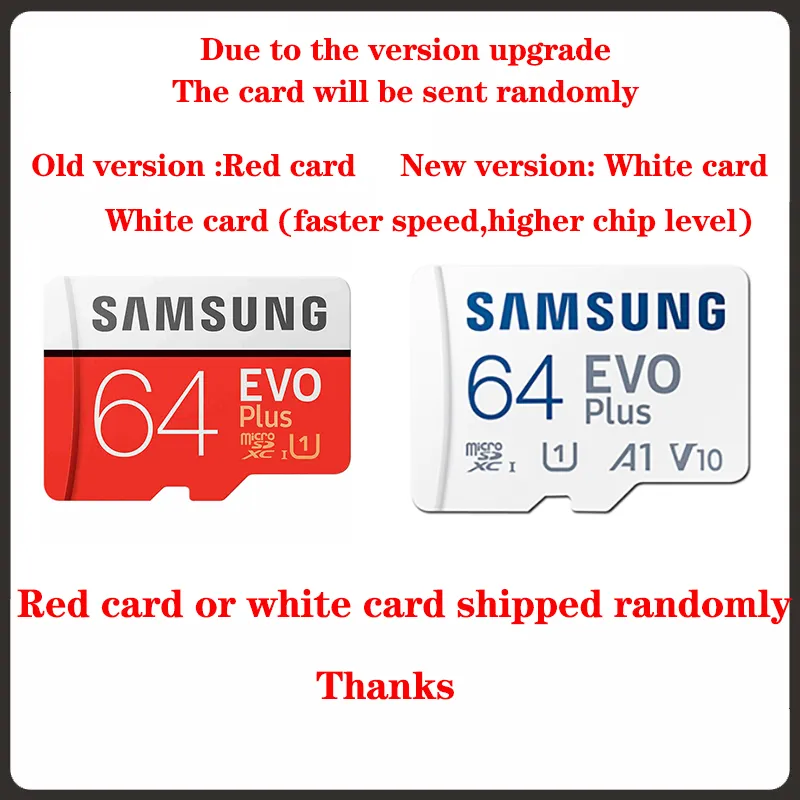 Original SAMSUNG EVO Plus Memory Card 64GB U3 EVO 128GB 256GB