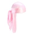New Silk Long Tail Scarf Cap Unisex Satin Durags Bandanna Turban Wigs Hat Silky Durag Headwear. 