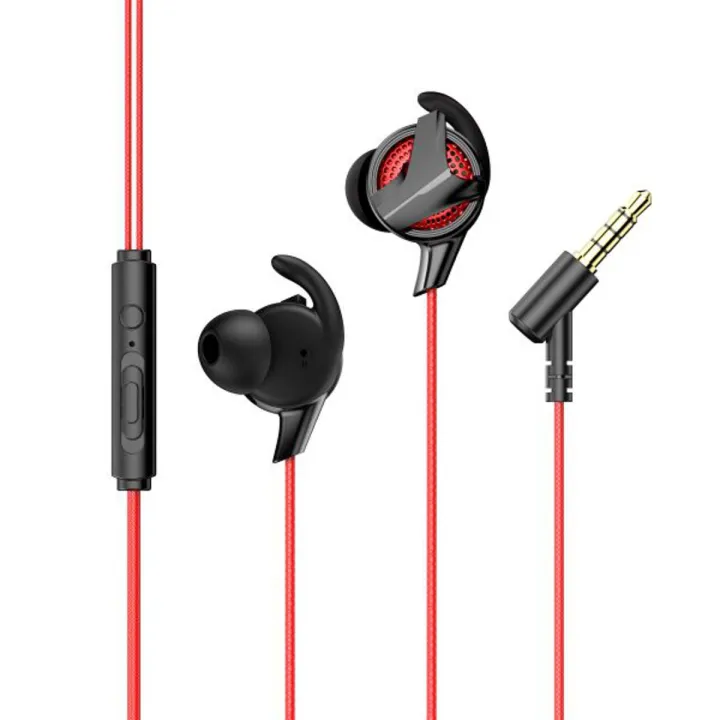 Baseus Gamo H15 Gaming In-Ear Earphone For PUBG 3D Stereo Earphones With Detachable HD Mic