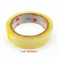 Scotch Tape -1 inch 100 Meters (Transparent). 