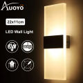 Auoyo 3W/6W LED Wall Light Lamp Light-up Down Cube Indoor Sconce Lighting Light Decoration Lights for Room Bedroom Bathroom Corridor Balcony Stairs. 