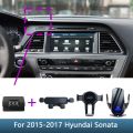For Hyundai Sonata LF 2015 2016 2017 2018 2019 Car Phone Holder Special Fixed Bracket Base Wireless Charging Mount Accessories.