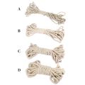 5mm 8mm 10mm 15mm Rope Cotton Thick Twisted String Cord Twisted Beige Decoration String Home Hand Craft DIY T Decor.