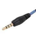 Clip-on Lapel 3.5mm Jack Condenser Mic with 3.5mm Male Jack to RJ9 4P4C Female Adapter Converter Extension Cable Wire. 