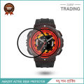 Amazfit Active Edge Smart Watch Full Coverage Plastic Screen Protector. 