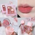 2Pcs/Box Lightweight Water Light Lip Oil Night Lip Mask Set Moisturizing Hydration Fade Liplines Lip Care Serum Primer Cosmetics.